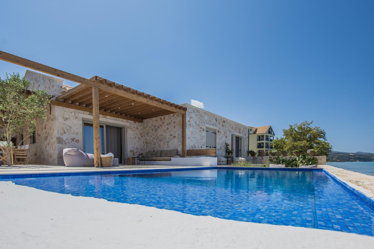 Niova Villa - Seafront, Private Pool And Ionian Sea Views, By Zantewize Alykes  Buitenkant foto